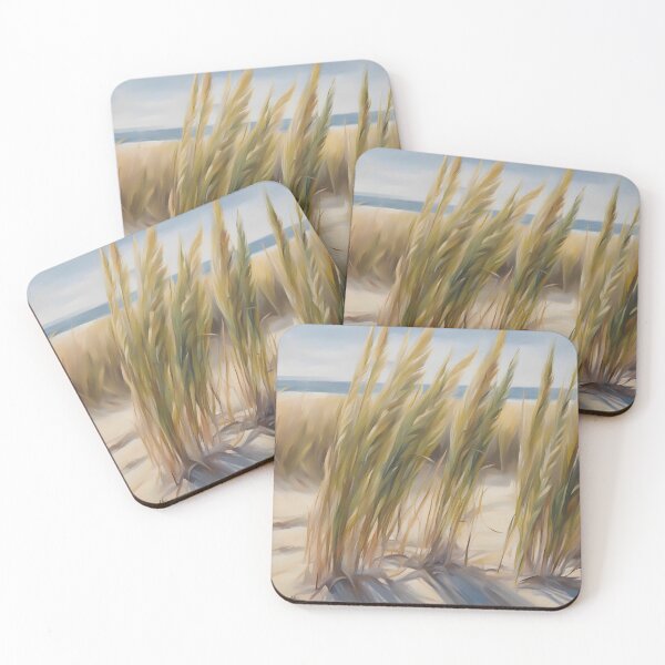 Item preview, Coastal Beach with High Reeds designed and sold by CalmnessbyChoice.