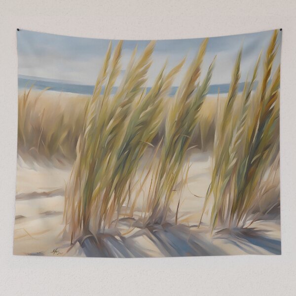 Item preview, Coastal Beach with High Reeds designed and sold by CalmnessbyChoice.