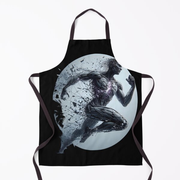 Item preview, Futuristic Cyborg Runner in Motion designed and sold by IllumeInk.
