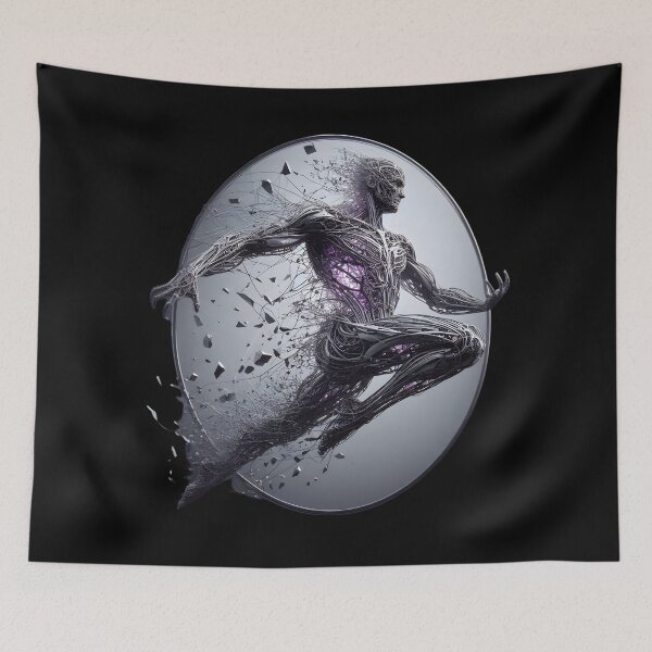 Item preview,  Futuristic Cybernetic Runner designed and sold by IllumeInk.