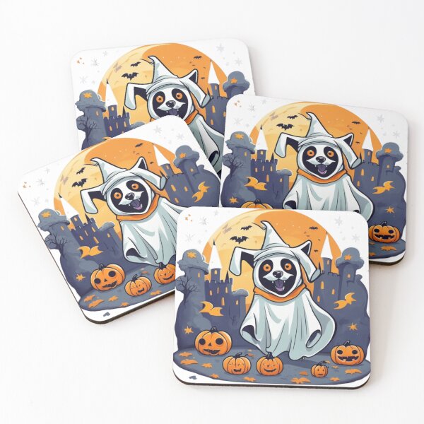 Item preview, Funny Ghost Dog with a blanket over its head, designed and sold by Jivanix.