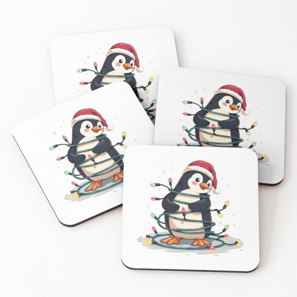 Item preview, kawaii penguin / christmas penguin designed and sold by Krasnovaovaova.