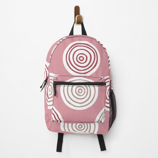 Item preview, Old Pink Hand Drawn Concentric Circles Pattern designed and sold by schorrnuff.
