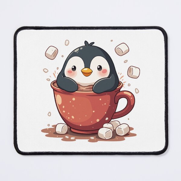 Item preview, kawaii penguin / christmas penguin designed and sold by Krasnovaovaova.