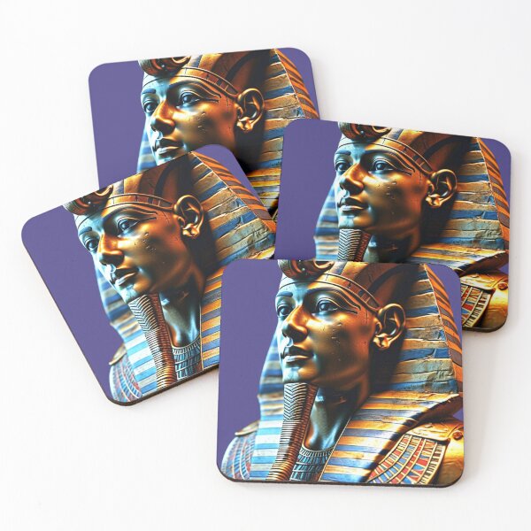 Item preview, Tutankhamun, the ancient Egyptian pharaonic king with the famous golden mask 33 designed and sold by AnadAA.
