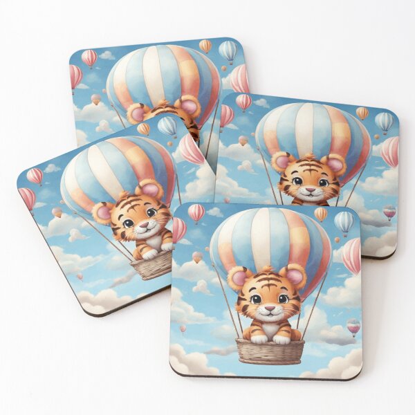 Item preview, Tiger in a Dirigible Balloon designed and sold by Pawsandco.