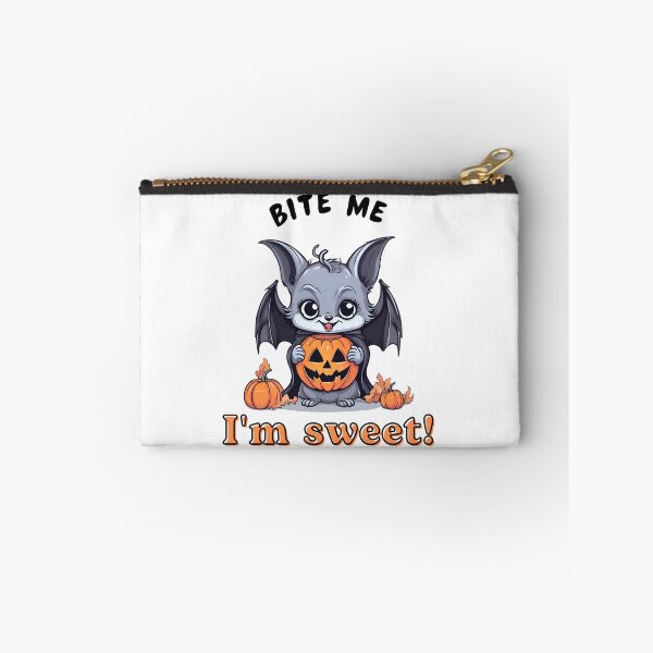 Item preview, Bite Me, I’m Sweet – Funny Halloween Bat Design designed and sold by mARTaCreation.