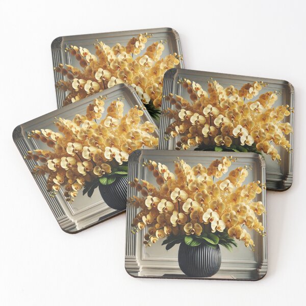 Item preview, Elegant Display of Yellow Orchids in a Vase designed and sold by AlexanderSV1981.
