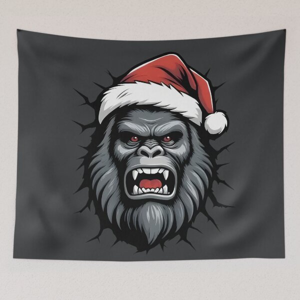 Item preview, Bigfoot Santa Christmas designed and sold by Colorfulman.