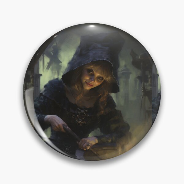 Item preview, Witch portraits in gothic style with magical elements designed and sold by Piotrek0001.