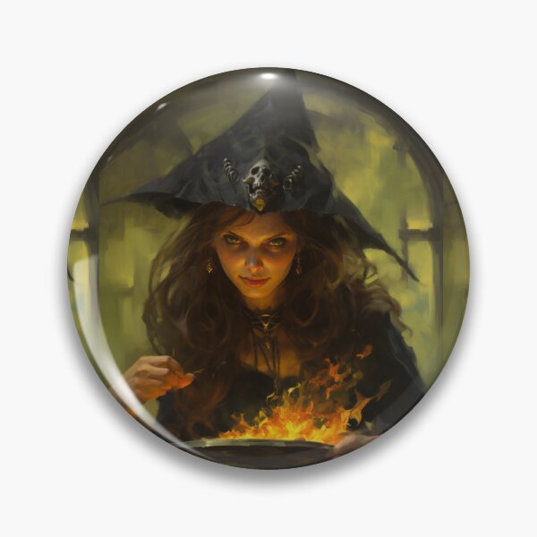 Item preview, Witch portraits in gothic style with magical elements designed and sold by Piotrek0001.