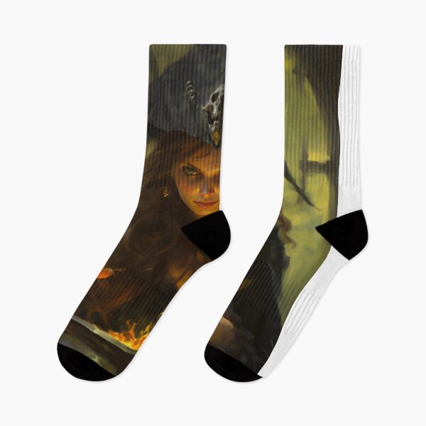 Item preview, Witch portraits in gothic style with magical elements designed and sold by Piotrek0001.