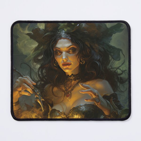 Item preview, Witch portraits in gothic style with magical elements designed and sold by Piotrek0001.