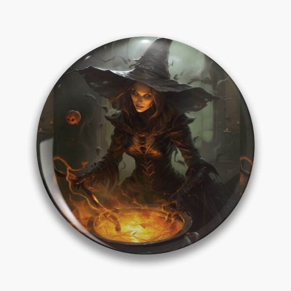 Item preview, Witch portraits in gothic style with magical elements designed and sold by Piotrek0001.