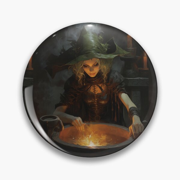 Item preview, Witch portraits in gothic style with magical elements designed and sold by Piotrek0001.