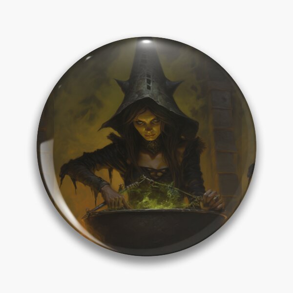 Item preview, Witch portraits in gothic style with magical elements designed and sold by Piotrek0001.