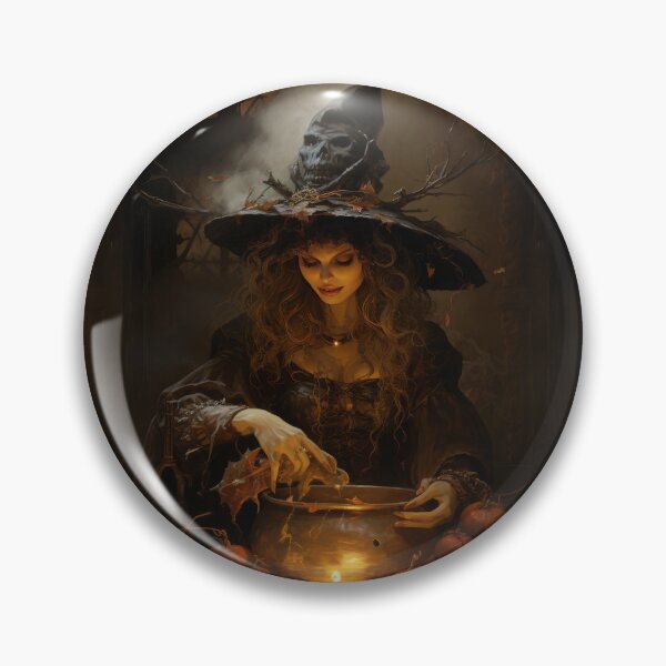 Item preview, Witch portraits in gothic style with magical elements designed and sold by Piotrek0001.