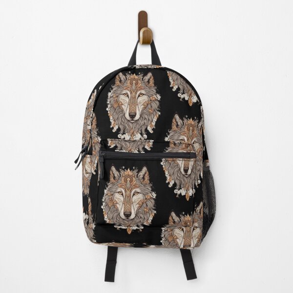 Item preview, Portrait wolf tribal, mystic and majestic designed and sold by KolorellaS.