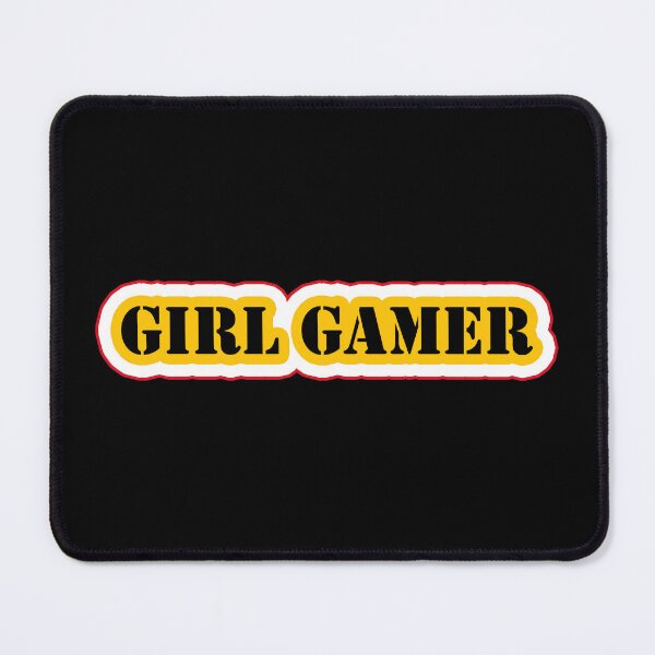 Item preview, Girl Gamer Words in Yellow Black White designed and sold by Beachy.