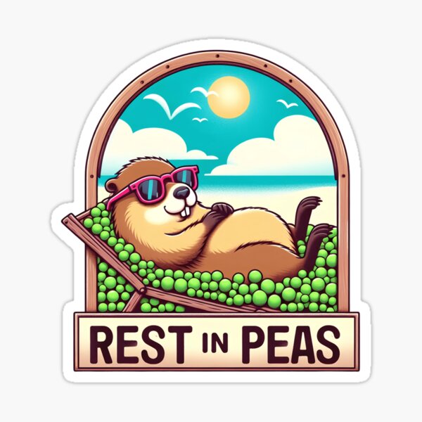 Item preview, Rest in Peas designed and sold by NackterWalter.