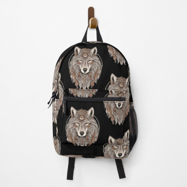 Item preview, Portrait wolf tribal, mystic and majestic designed and sold by KolorellaS.