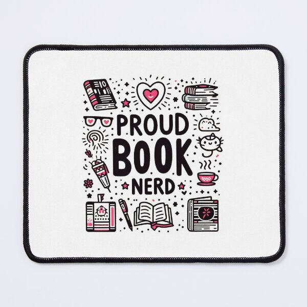 Item preview, Proud Book Nerd Illustration  designed and sold by darsh30.
