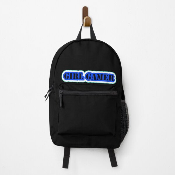 Item preview, Girl Gamer Words in Blue Black White designed and sold by Beachy.