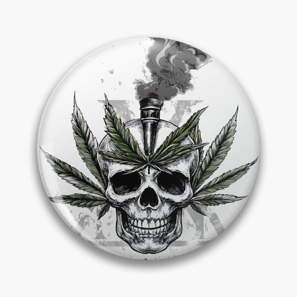 Item preview, Skull Stoner - Arte a lápiz crudo designed and sold by SkullTroops.