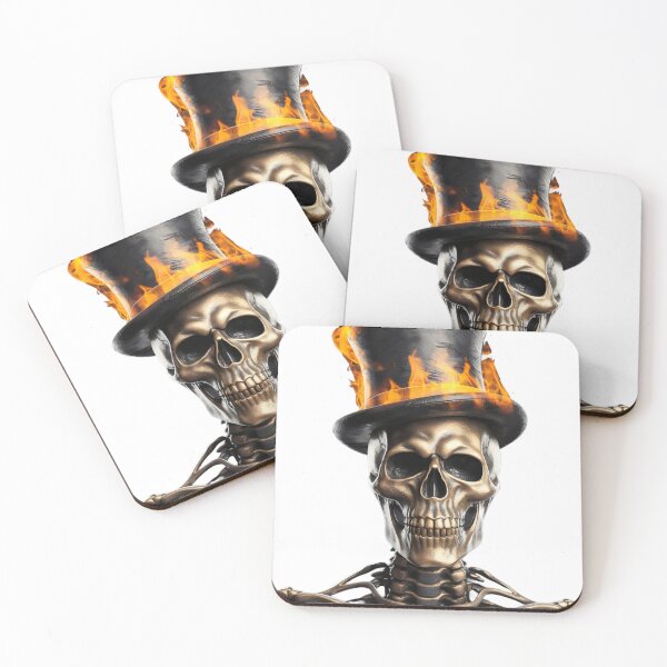 Item preview, Fiery skeleton. designed and sold by MyHappyArtShop.