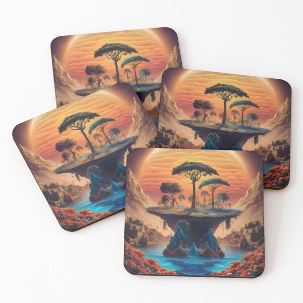 Item preview, City at sunset. designed and sold by MyHappyArtShop.