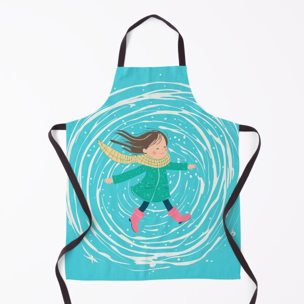 Item preview, A portrays a young girl in a winter wonderland. designed and sold by HEMRO.
