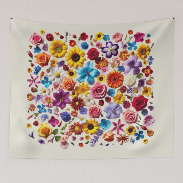 Item preview, Colorful assortment of Tulips, Daisies, Roses and Sunflowers designed and sold by annenambiro.