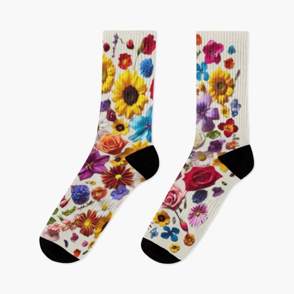 Item preview, Colorful assortment of Tulips, Daisies, Roses and Sunflowers designed and sold by annenambiro.