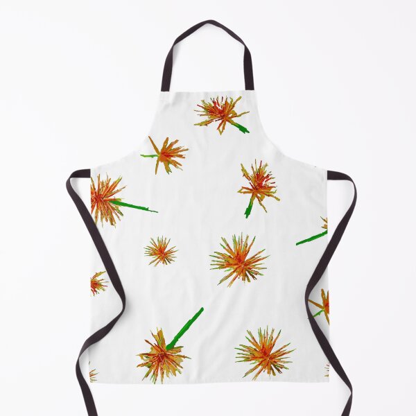 Item preview, drawing star flowers, rad and orange dry flowers patterns. designed and sold by MiMee4451.