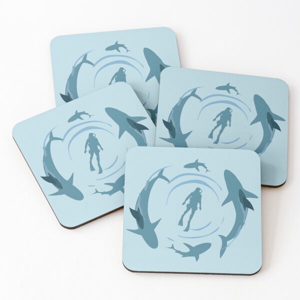 Item preview, Diving with sharks designed and sold by AfterDive.