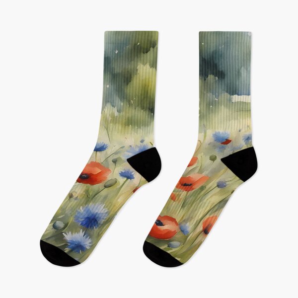 Item preview, Summer Flower Meadow Oil Painting designed and sold by CalmnessbyChoice.