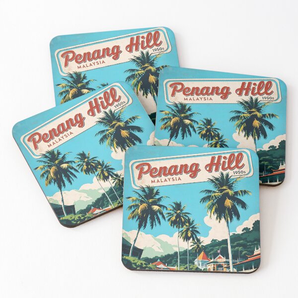 Item preview, Penang Hill Malaysia Vintage Travel Tourism designed and sold by TravelersGems.
