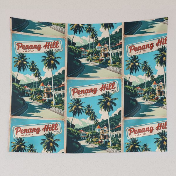 Item preview, Penang Hill Malaysia Vintage Travel Tourism designed and sold by TravelersGems.