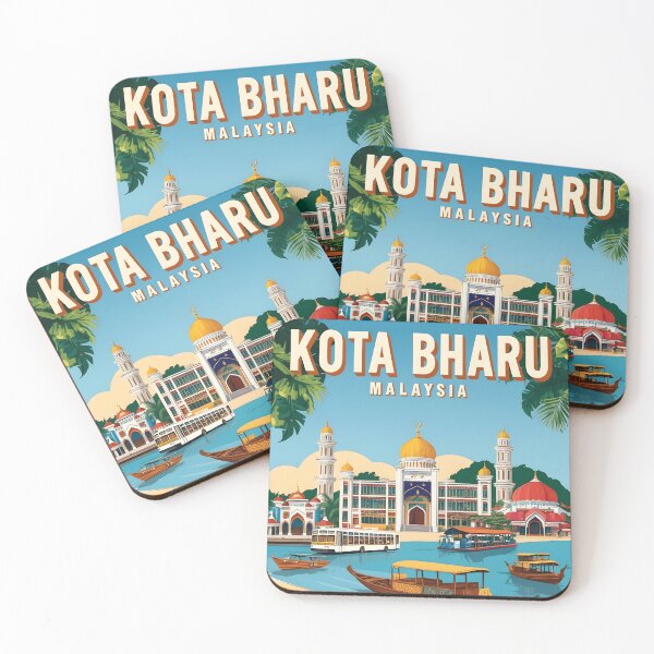 Item preview, Kota Bharu Malaysia Vintage Travel Tourism designed and sold by TravelersGems.