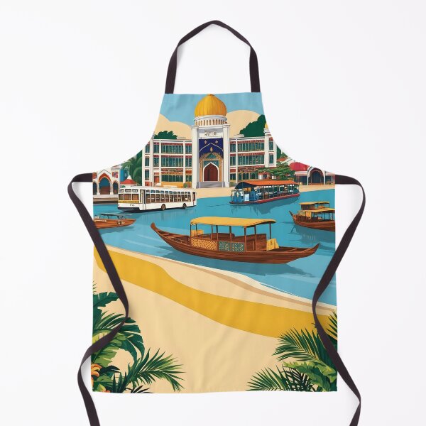 Item preview, Kota Bharu Malaysia Vintage Travel Tourism designed and sold by TravelersGems.