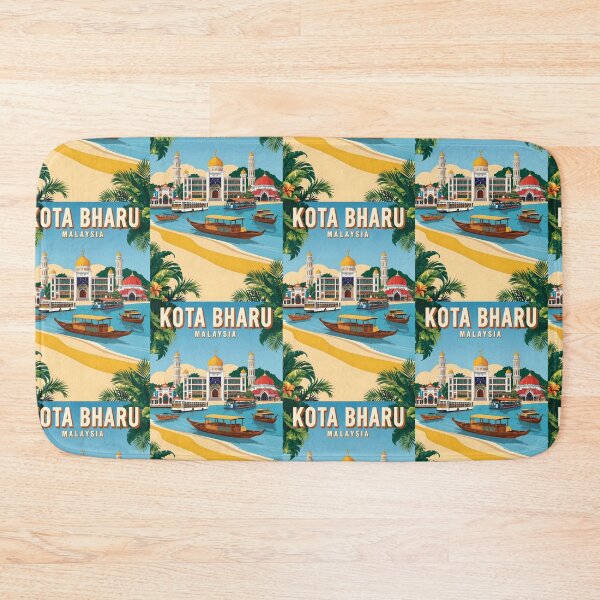 Item preview, Kota Bharu Malaysia Vintage Travel Tourism designed and sold by TravelersGems.