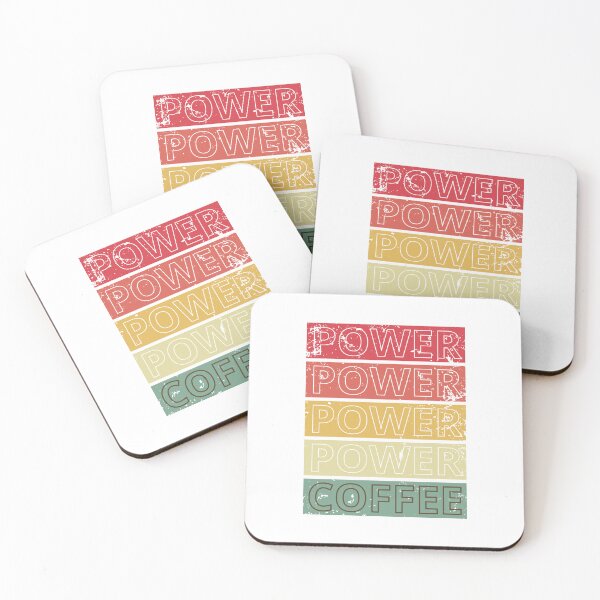 Item preview, Power, Coffee, A Colorful Brew designed and sold by SplashTastic.