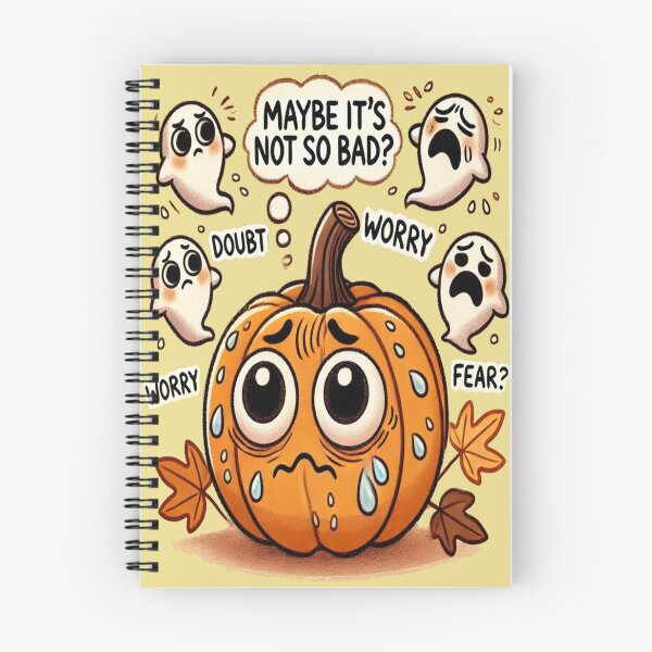 Item preview, Anxious Pumpkin- Maybe it’s not so bad? designed and sold by Rajasekar.