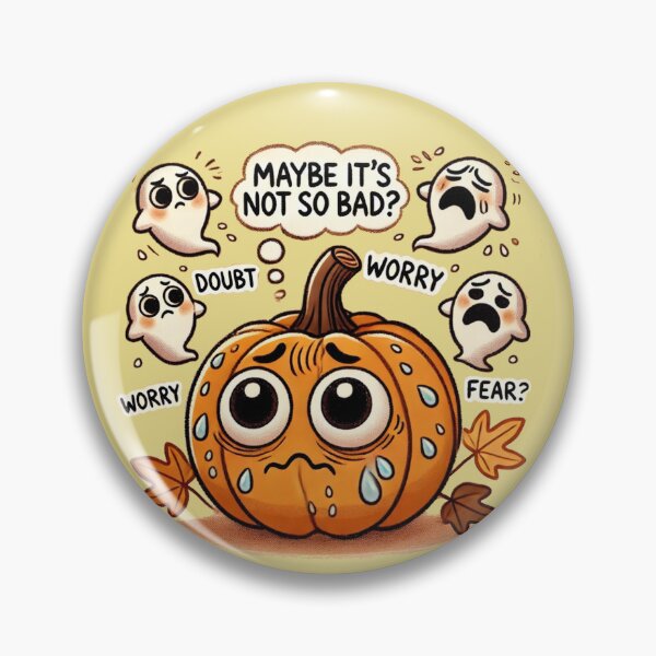 Item preview, Anxious Pumpkin- Maybe it’s not so bad? designed and sold by Rajasekar.