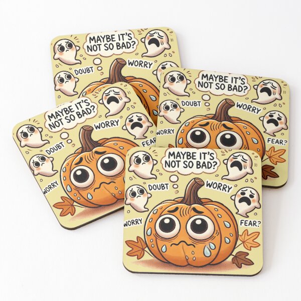 Item preview, Anxious Pumpkin- Maybe it’s not so bad? designed and sold by Rajasekar.