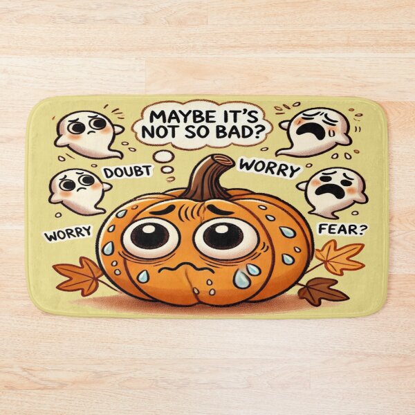 Item preview, Anxious Pumpkin- Maybe it’s not so bad? designed and sold by Rajasekar.