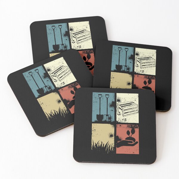 Item preview, Garden Tile Retro Style designed and sold by GartenIdeen.