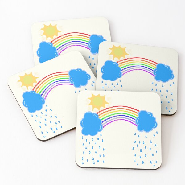 Item preview, Rainbow over the rain designed and sold by CatchyMeow.