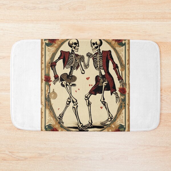 Item preview, Danse macabre aesthetic card baroque motive designed and sold by Jakub Nowak.