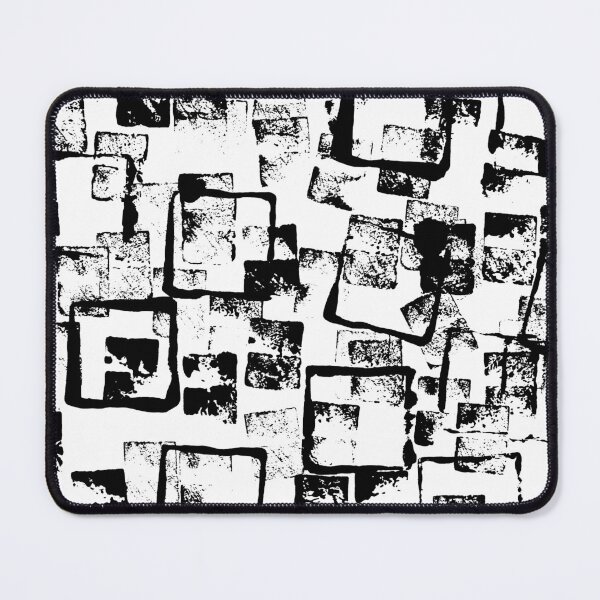 Item preview, Square Outline Right Angle Print Making Hand Painted Pattern Texture Background designed and sold by BadgerCastle.